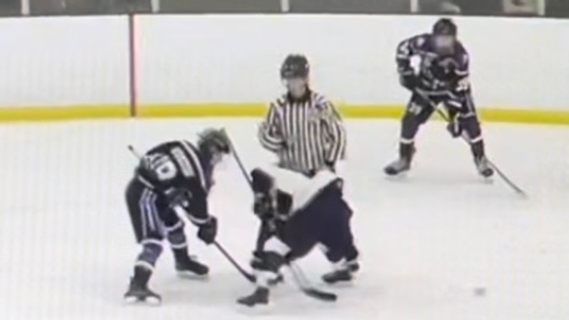 Leena (#8) Tip-in goal after PP face-off win